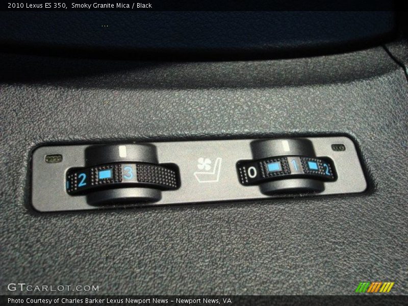 Smoky Granite Mica / Black 2010 Lexus ES 350