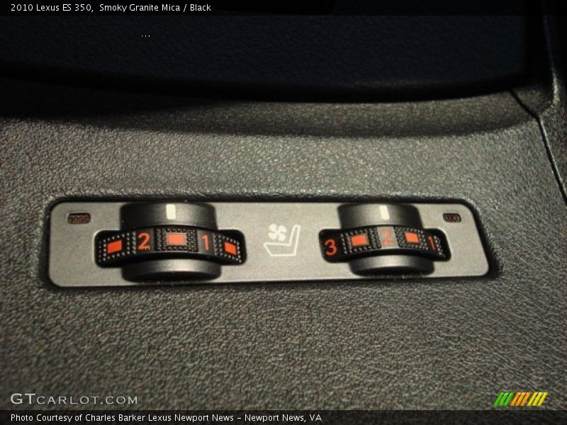 Smoky Granite Mica / Black 2010 Lexus ES 350