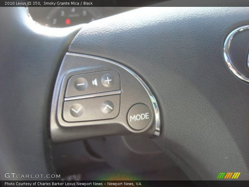 Smoky Granite Mica / Black 2010 Lexus ES 350