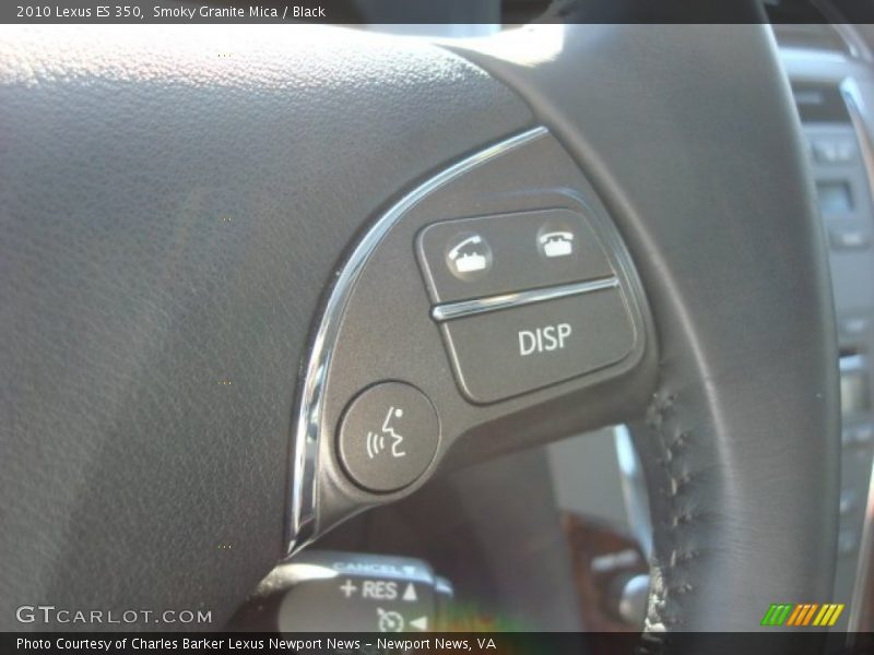 Smoky Granite Mica / Black 2010 Lexus ES 350