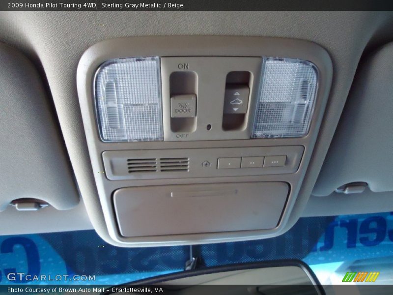 Sterling Gray Metallic / Beige 2009 Honda Pilot Touring 4WD
