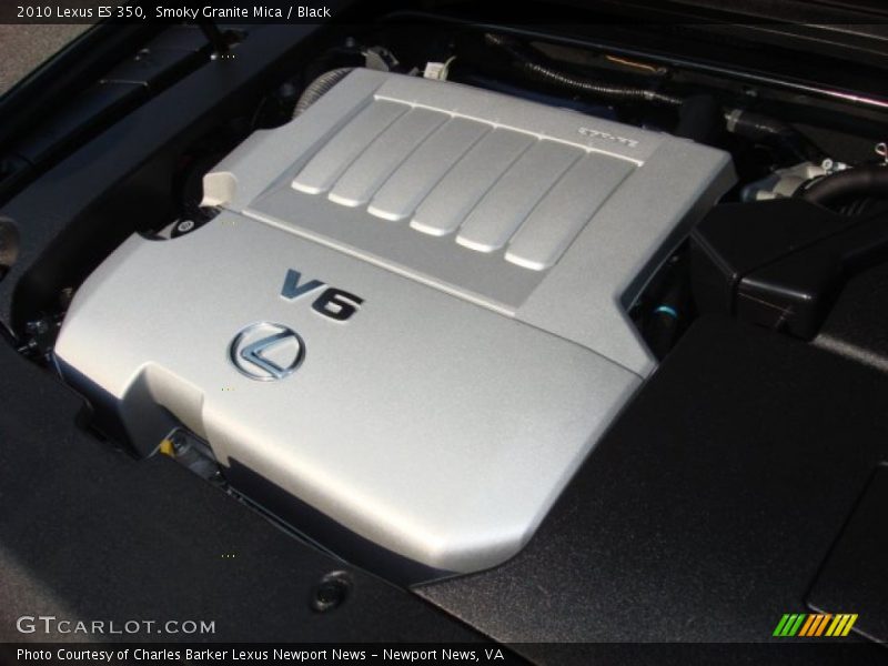 Smoky Granite Mica / Black 2010 Lexus ES 350