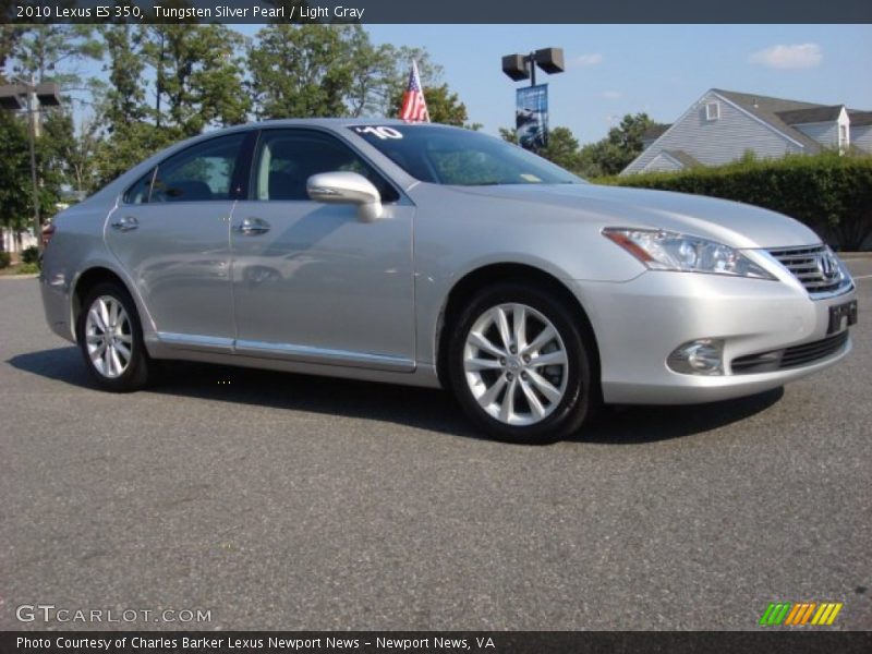 Tungsten Silver Pearl / Light Gray 2010 Lexus ES 350