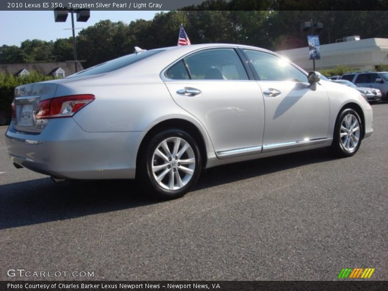 Tungsten Silver Pearl / Light Gray 2010 Lexus ES 350