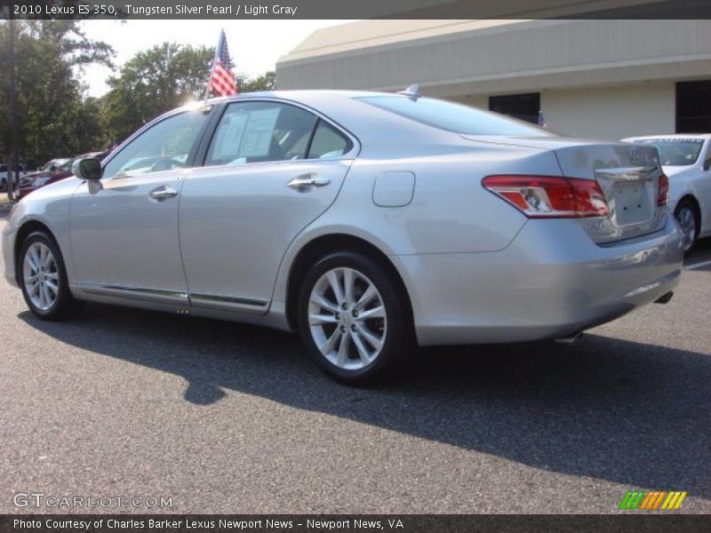 Tungsten Silver Pearl / Light Gray 2010 Lexus ES 350