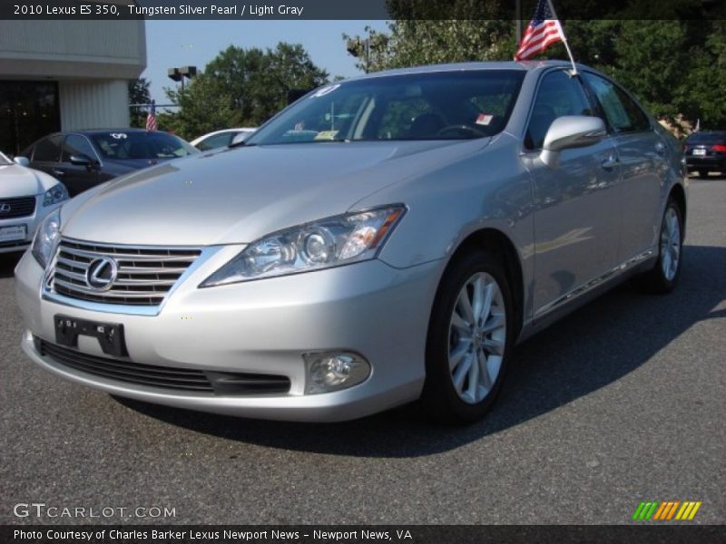Tungsten Silver Pearl / Light Gray 2010 Lexus ES 350