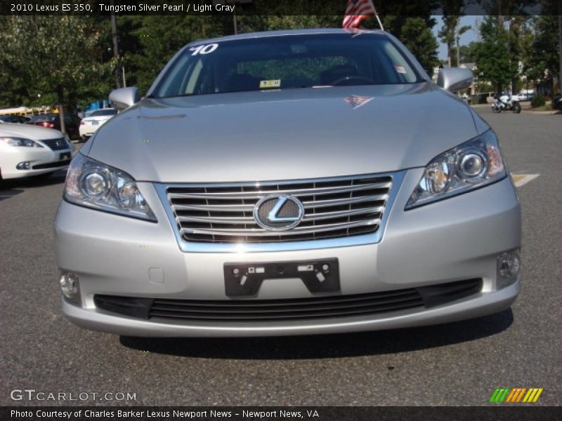 Tungsten Silver Pearl / Light Gray 2010 Lexus ES 350