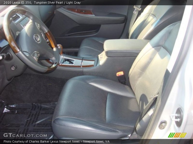 Tungsten Silver Pearl / Light Gray 2010 Lexus ES 350