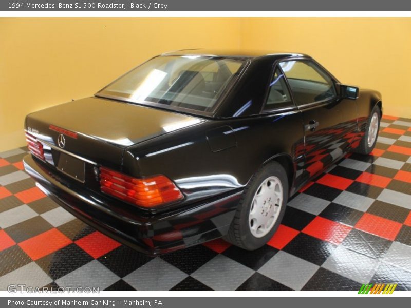 Black / Grey 1994 Mercedes-Benz SL 500 Roadster