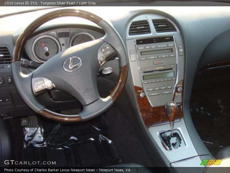 Tungsten Silver Pearl / Light Gray 2010 Lexus ES 350