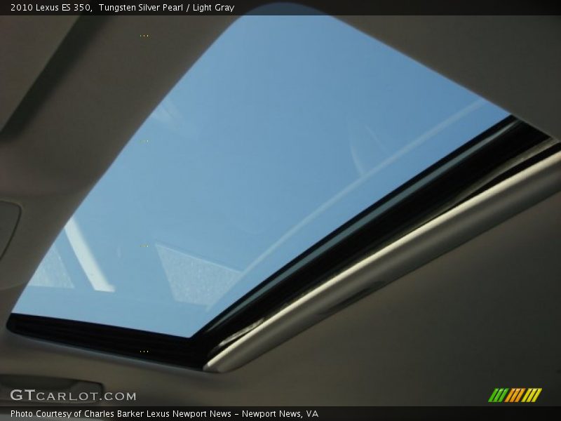 Tungsten Silver Pearl / Light Gray 2010 Lexus ES 350