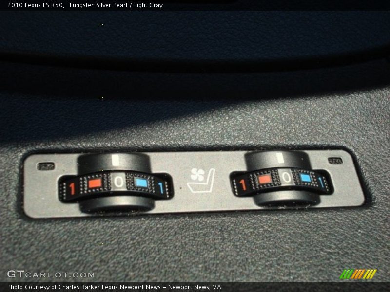 Tungsten Silver Pearl / Light Gray 2010 Lexus ES 350