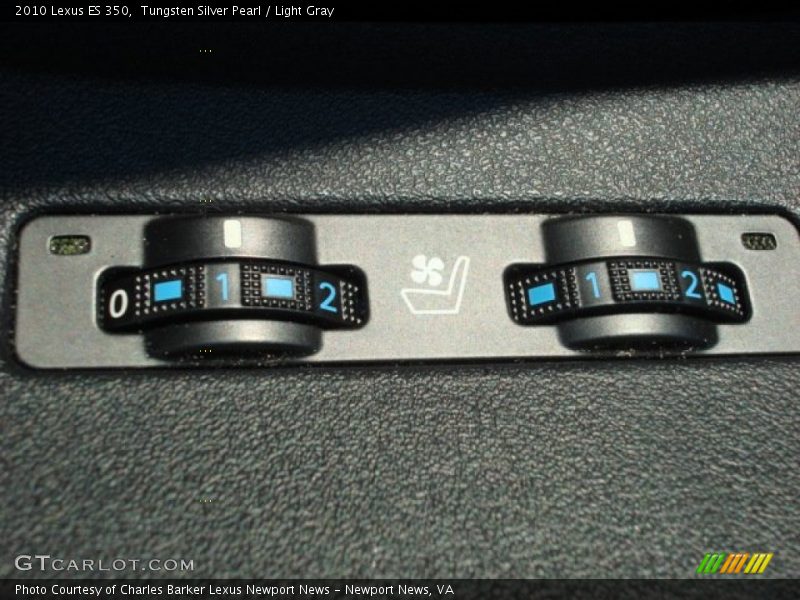 Tungsten Silver Pearl / Light Gray 2010 Lexus ES 350