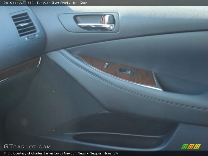 Tungsten Silver Pearl / Light Gray 2010 Lexus ES 350