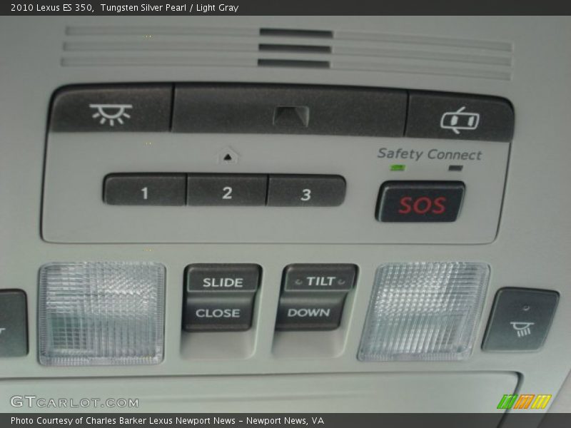 Tungsten Silver Pearl / Light Gray 2010 Lexus ES 350