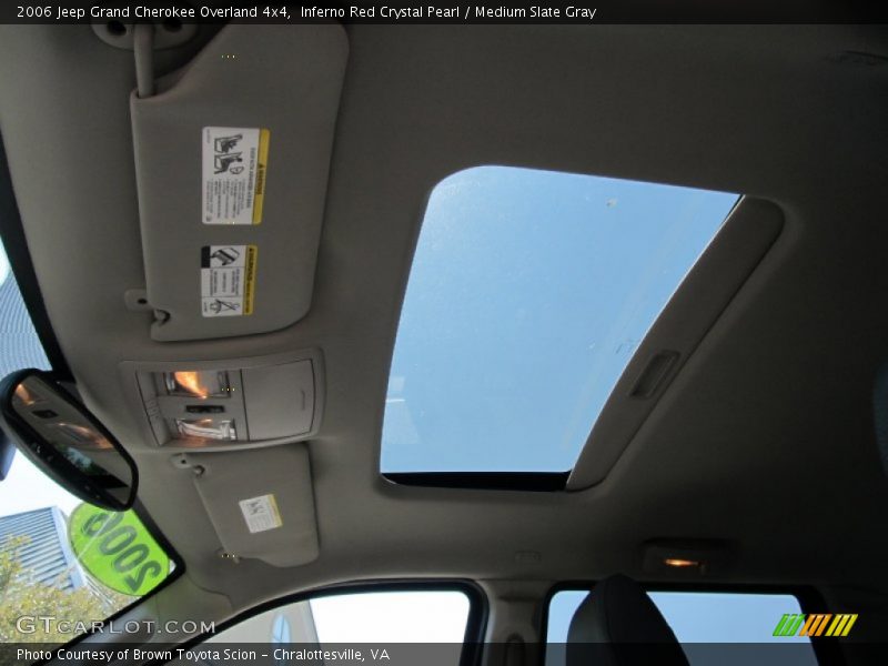 Inferno Red Crystal Pearl / Medium Slate Gray 2006 Jeep Grand Cherokee Overland 4x4