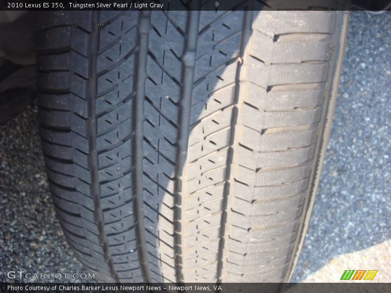 Tungsten Silver Pearl / Light Gray 2010 Lexus ES 350