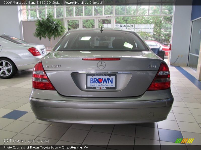 Pewter Metallic / Charcoal 2006 Mercedes-Benz E 320 CDI Sedan