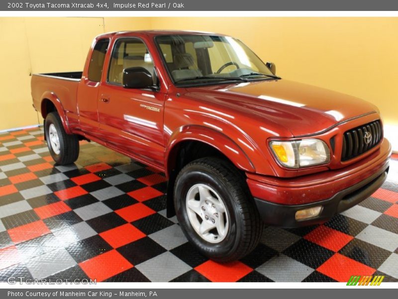 Impulse Red Pearl / Oak 2002 Toyota Tacoma Xtracab 4x4