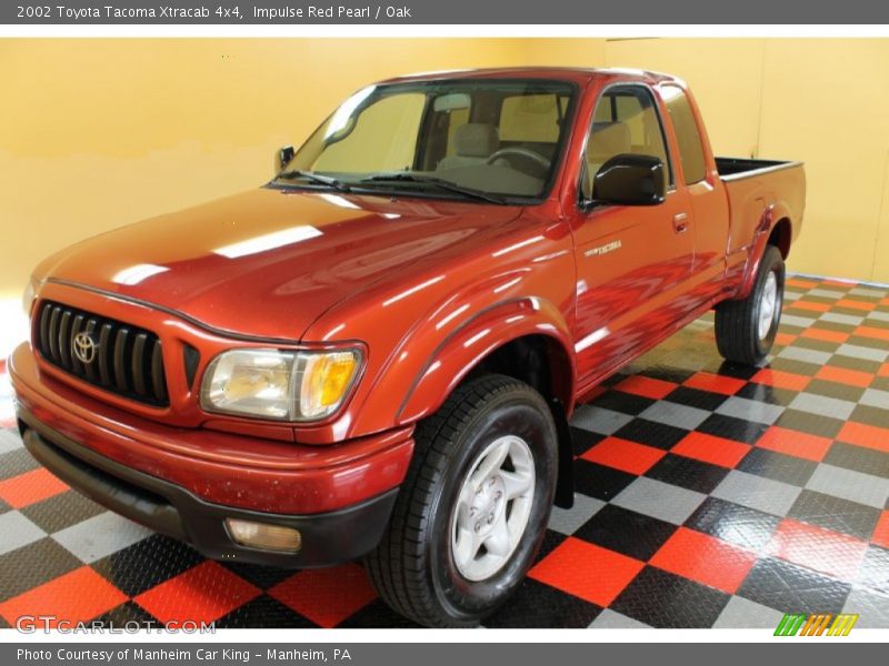 Impulse Red Pearl / Oak 2002 Toyota Tacoma Xtracab 4x4