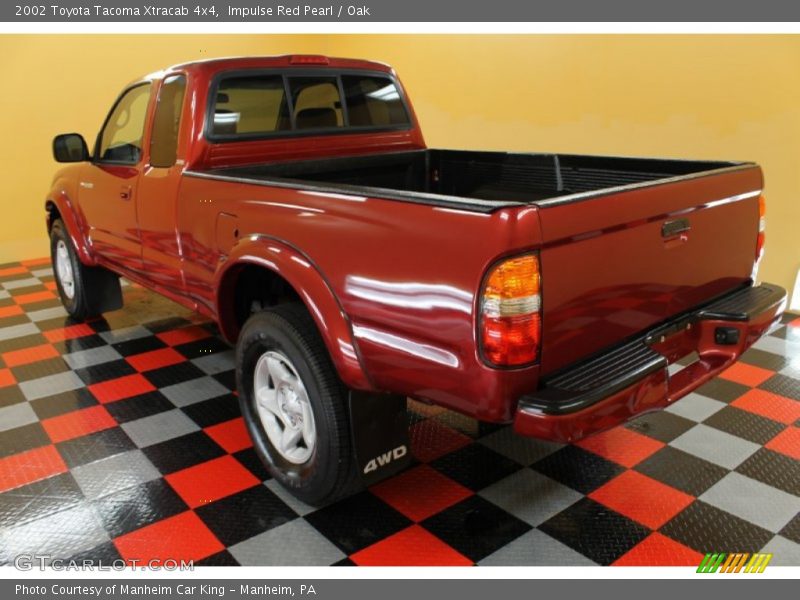 Impulse Red Pearl / Oak 2002 Toyota Tacoma Xtracab 4x4