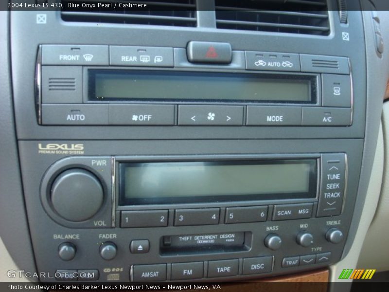 Blue Onyx Pearl / Cashmere 2004 Lexus LS 430