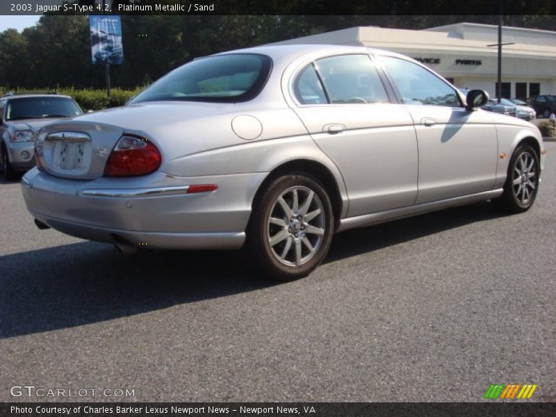 Platinum Metallic / Sand 2003 Jaguar S-Type 4.2