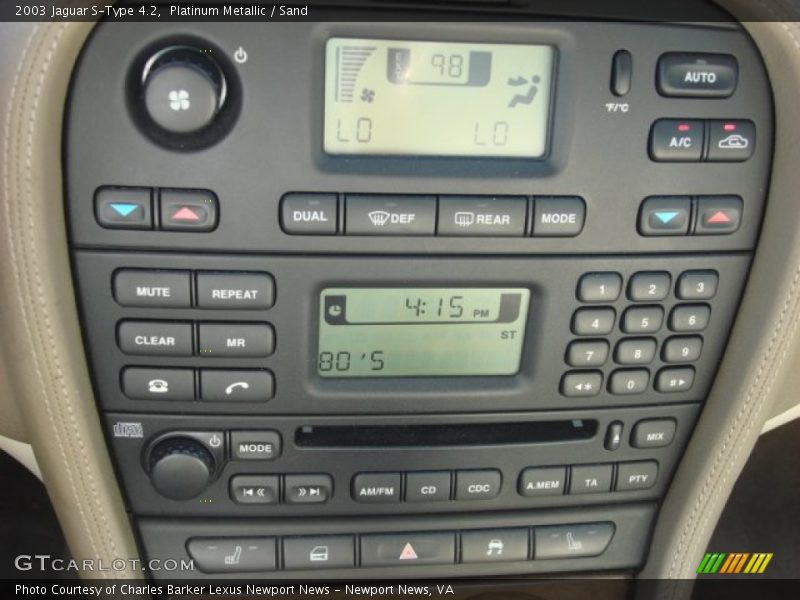Audio System of 2003 S-Type 4.2