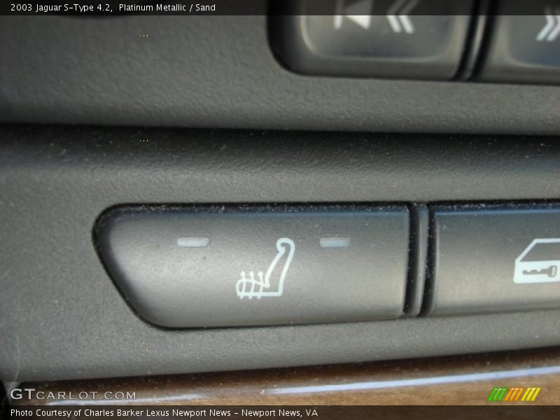 Platinum Metallic / Sand 2003 Jaguar S-Type 4.2