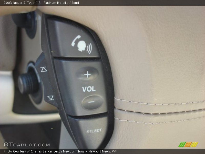 Platinum Metallic / Sand 2003 Jaguar S-Type 4.2