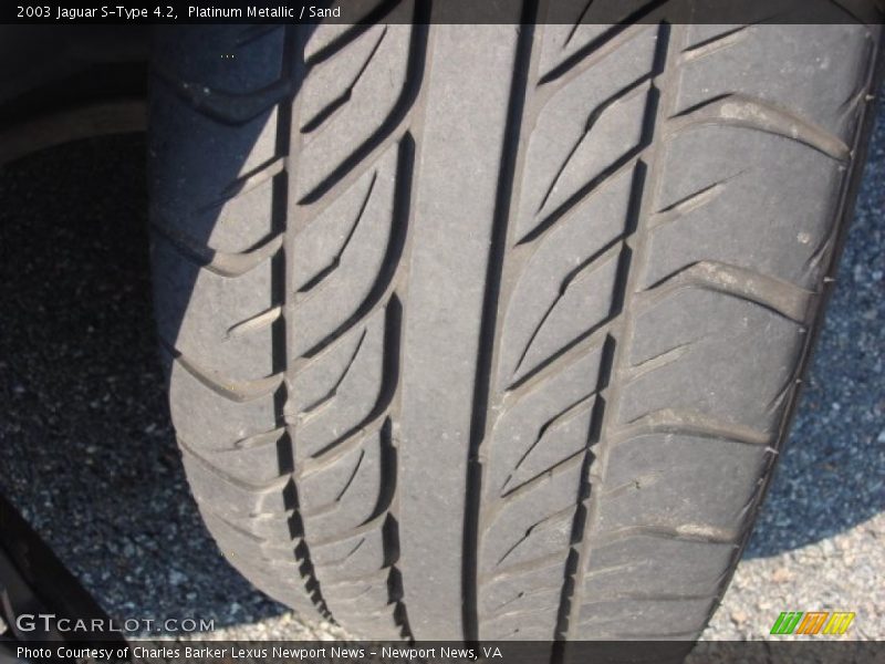 Platinum Metallic / Sand 2003 Jaguar S-Type 4.2