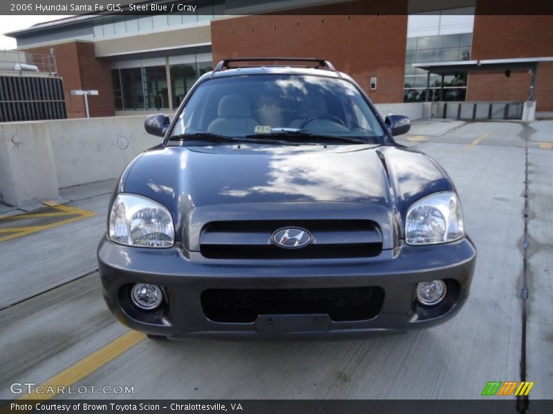 Steel Blue / Gray 2006 Hyundai Santa Fe GLS