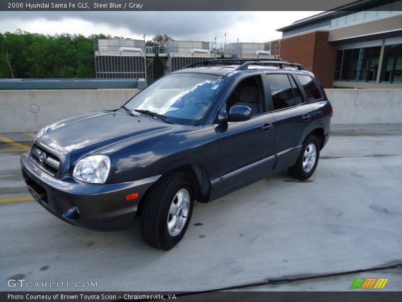 Steel Blue / Gray 2006 Hyundai Santa Fe GLS