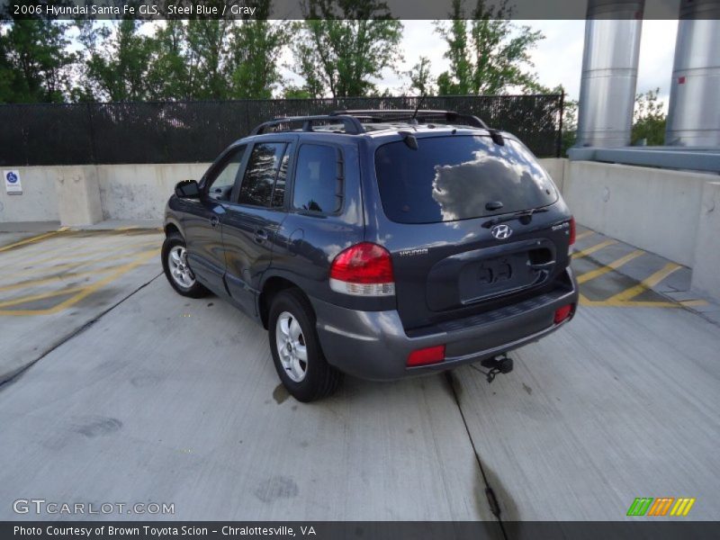 Steel Blue / Gray 2006 Hyundai Santa Fe GLS