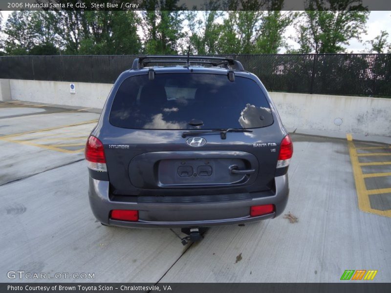 Steel Blue / Gray 2006 Hyundai Santa Fe GLS