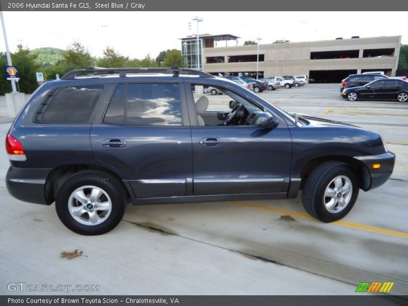 Steel Blue / Gray 2006 Hyundai Santa Fe GLS