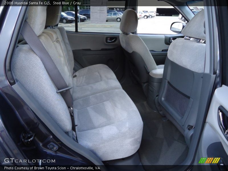 Steel Blue / Gray 2006 Hyundai Santa Fe GLS