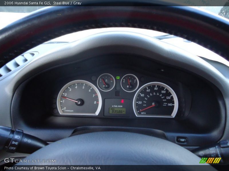 Steel Blue / Gray 2006 Hyundai Santa Fe GLS