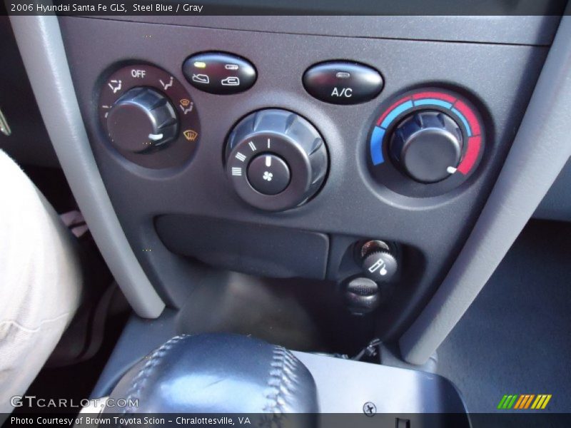 Steel Blue / Gray 2006 Hyundai Santa Fe GLS