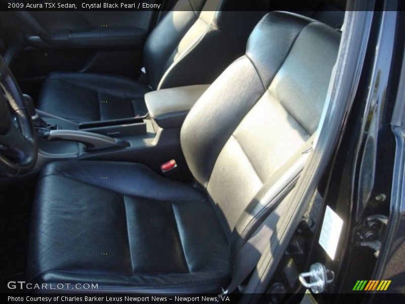 Crystal Black Pearl / Ebony 2009 Acura TSX Sedan