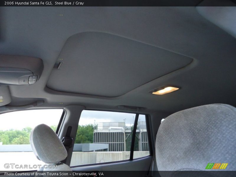 Steel Blue / Gray 2006 Hyundai Santa Fe GLS