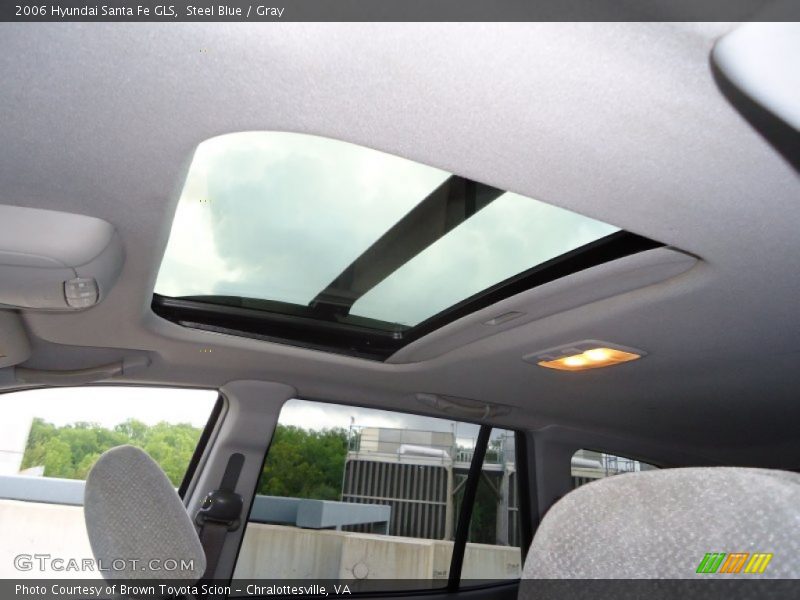 Steel Blue / Gray 2006 Hyundai Santa Fe GLS