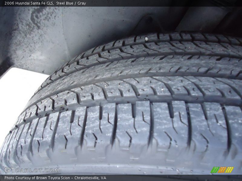 Steel Blue / Gray 2006 Hyundai Santa Fe GLS