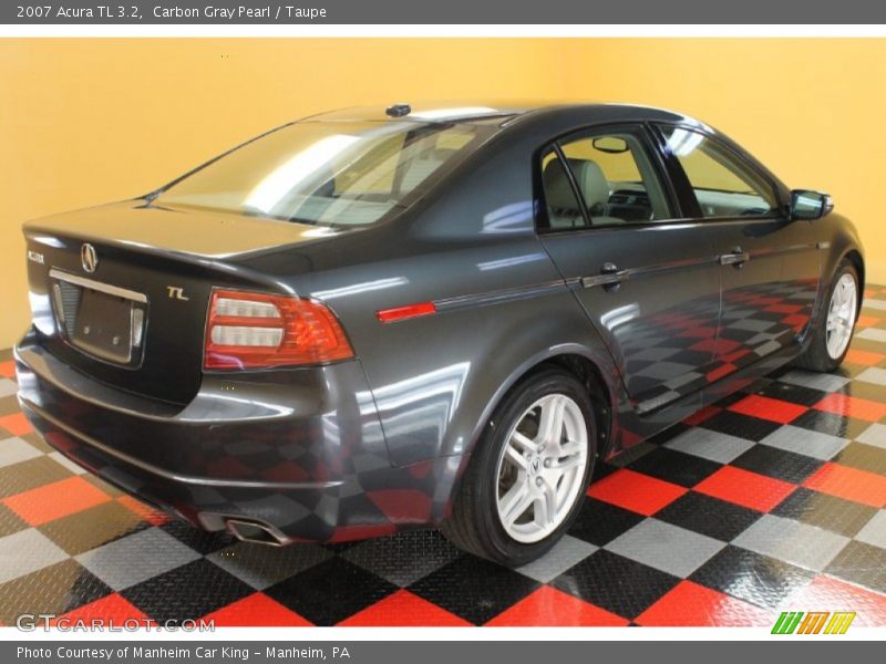 Carbon Gray Pearl / Taupe 2007 Acura TL 3.2