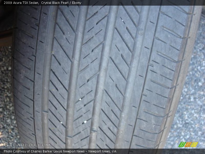 Crystal Black Pearl / Ebony 2009 Acura TSX Sedan