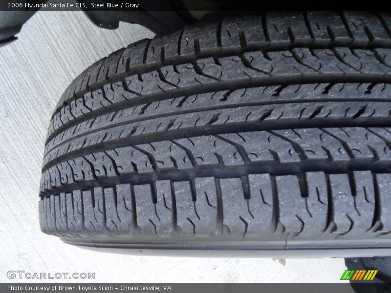 Steel Blue / Gray 2006 Hyundai Santa Fe GLS