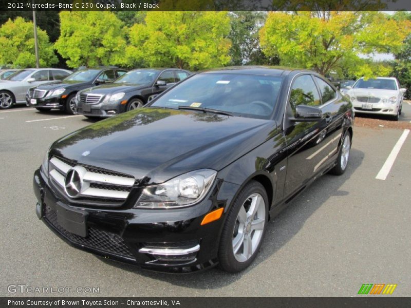 Front 3/4 View of 2012 C 250 Coupe