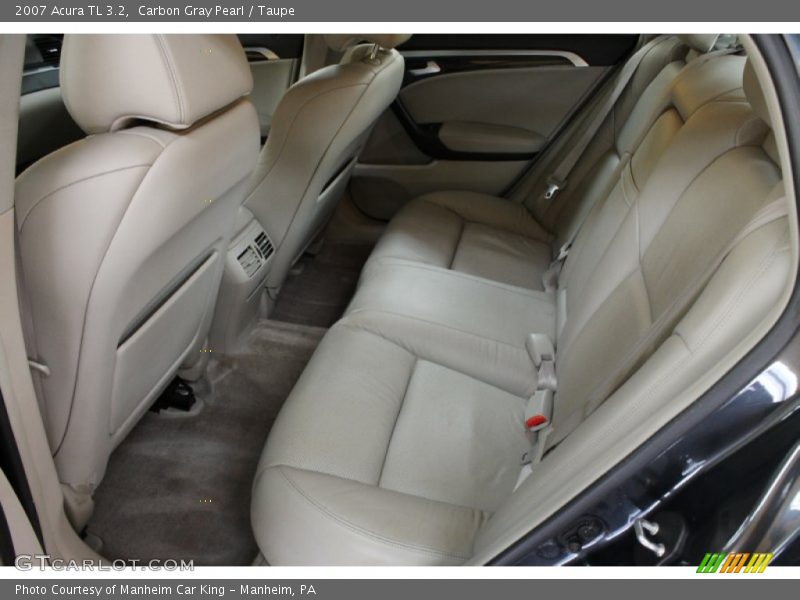 Carbon Gray Pearl / Taupe 2007 Acura TL 3.2