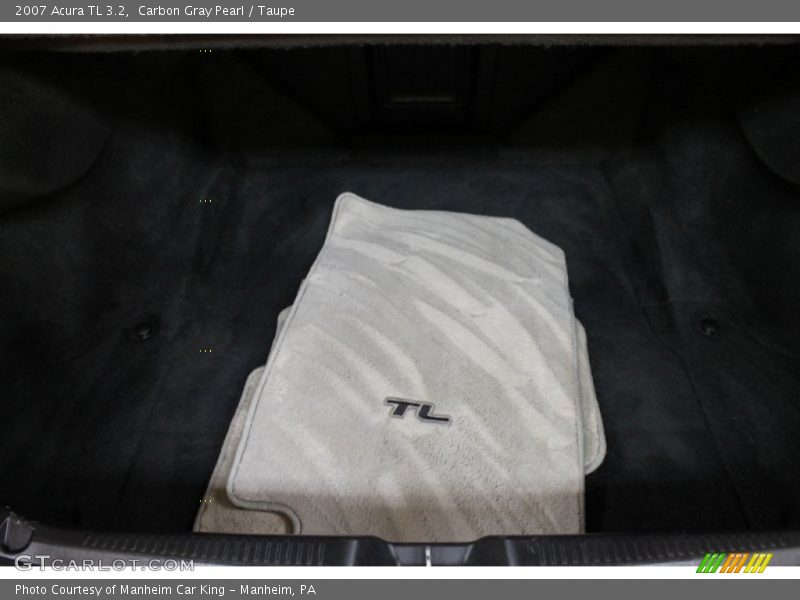 Carbon Gray Pearl / Taupe 2007 Acura TL 3.2