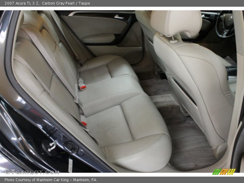 Carbon Gray Pearl / Taupe 2007 Acura TL 3.2